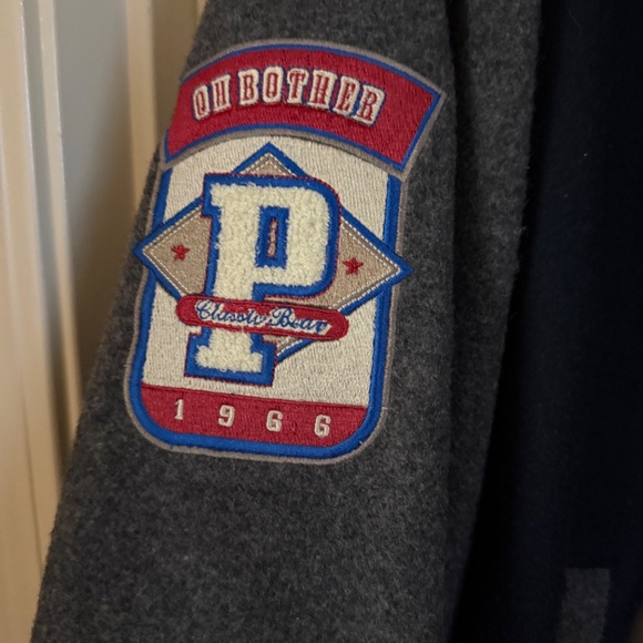 Disney Winnie the Pooh Varsity Jacket with hood XXL - Picture 3 of 5